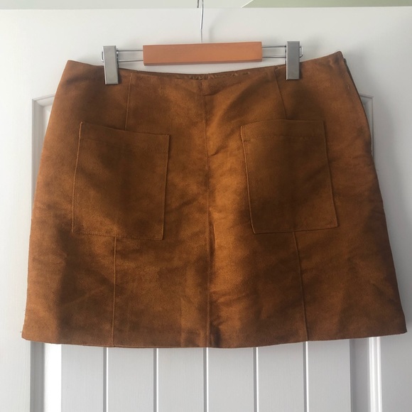 Suede Mini Skirt - Picture 7 of 11
